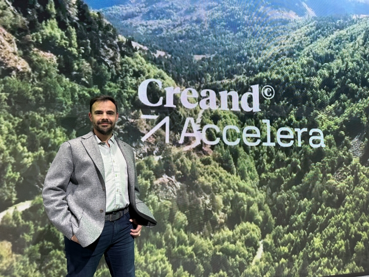 El director d’Innovació de Creand Crèdit Andorrà, Santiago de Larrea.